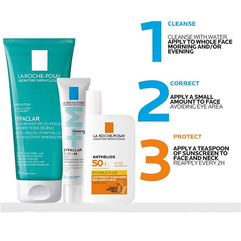 La Roche-Posay Effaclar Micro Peeling Purifying Gel 200ml - Auzzi Store