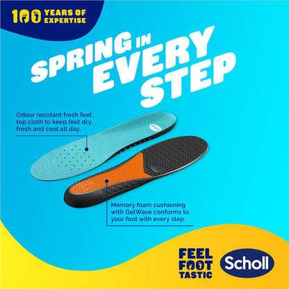 Scholl GelActiv® Work & Boot Insoles - Small, All-Day Support