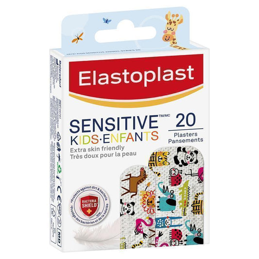 Elastoplast Sensitive Kids Animals - 20 Pack