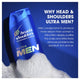 Head & Shoulders Ultramen 2in1 Deep Clean Anti Dandruff Shampoo & Conditioner 750ml – view 6 - Auzzistore