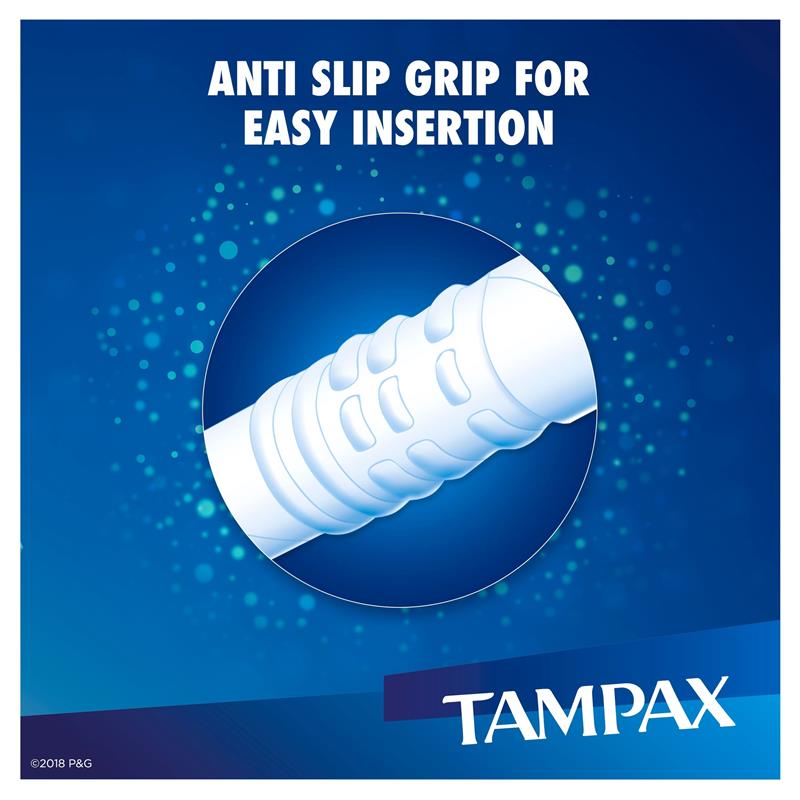 Tampax Super 14g Heavy Flow Tampons with Applicator - 20 Pack