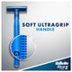 Gillette Blue II Pivot Plus Disposable Razors, 16-Pack, Chromium-Coated – view 8