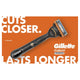 Gillette Fusion Power Razor + 1 Blade Refills - Advanced Shaving Technology – view 7
