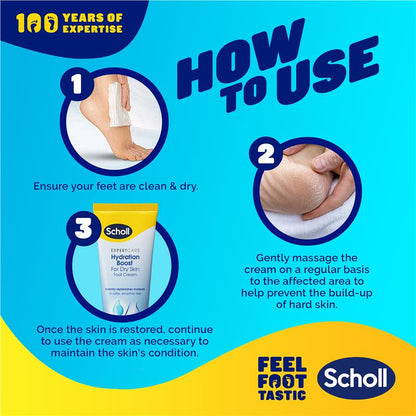 Scholl ExpertCare Hydrating Foot Cream - Moisturizer for Dry Feet, 75ml
