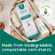Gaia Natural Baby Biodegradable Nappy Bags 50 Pack - Eco-Friendly & Compostable – view 9 - Auzzistore