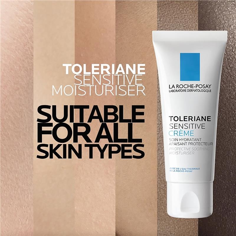 La Roche-Posay Toleriane Sensitive Facial Moisturiser 40ml - Hydrating Moisturizer for Sensitive Skin-Auzzi Store