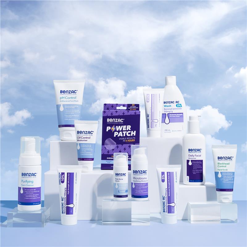 Benzac Oil Control Moisturiser 50ml - Shine Control for Breakout-Prone Skin