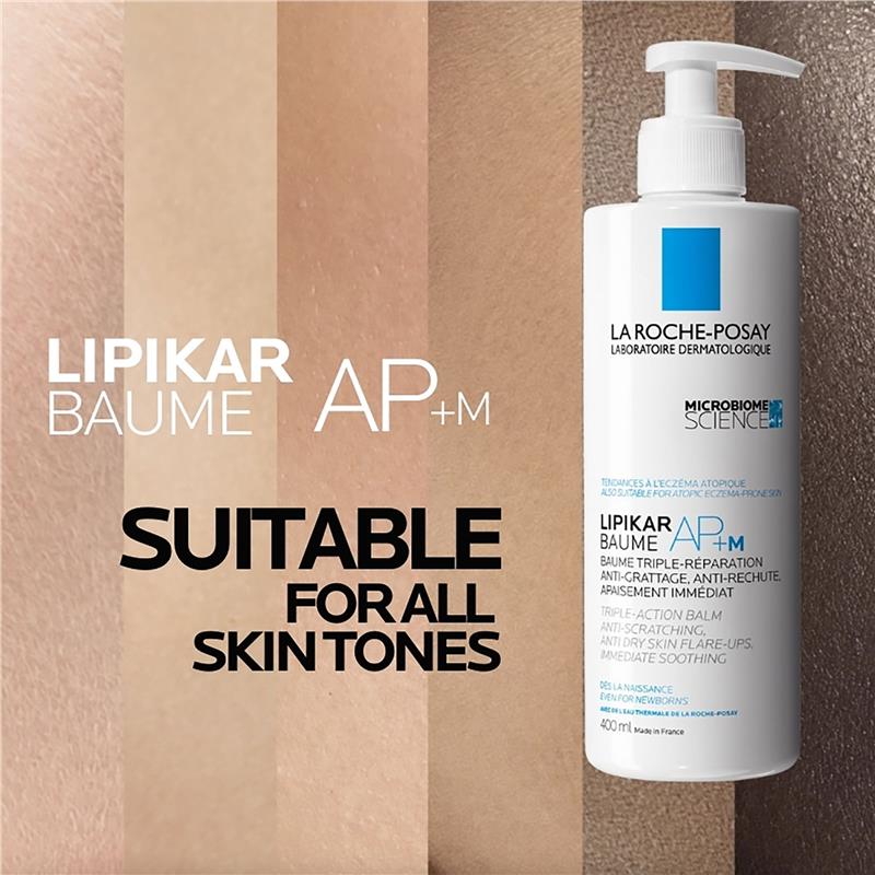 La Roche-Posay Lipikar Baume AP+M Body Balm 400ml - Eczema Relief & Hydration-Auzzi Store