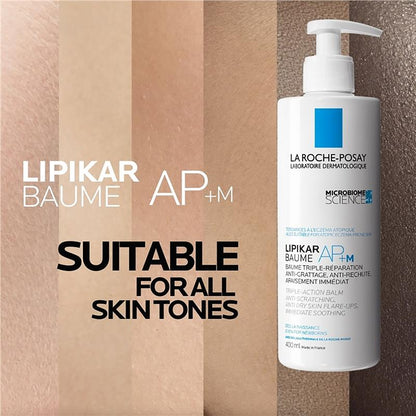 La Roche-Posay Lipikar Baume AP+M Body Balm 400ml - Eczema Relief & Hydration-Auzzi Store