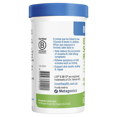 Inner Health Eczema Shield Kids Probiotic Powder 60g with Vitamin D