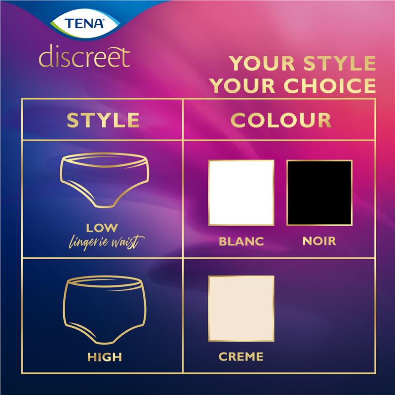 TENA Pants Women's Discreet Medium 8 Pack - Comfortable Incontinence Underwear-Auzzi Store
