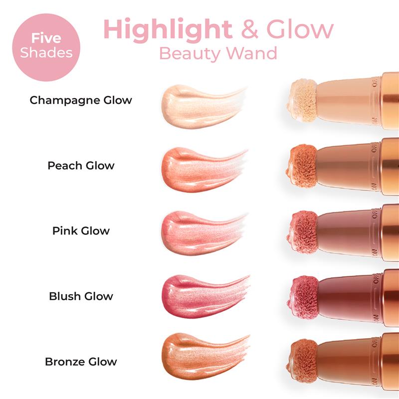 MCoBeauty Highlight & Glow Beauty Wand Blush Glow New