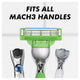 Gillette Mach3 Sensitive Razor Refills, 4-Pack for Sensitive Skin – view 8 - Auzzistore