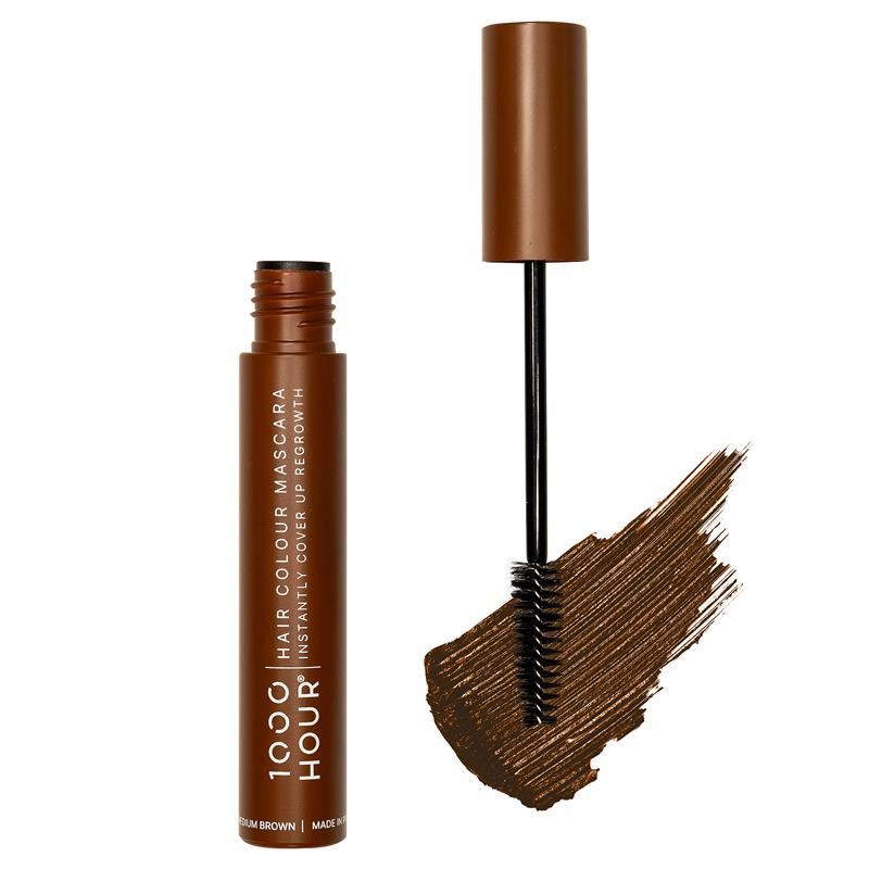 1000 Hour Hair Colour Mascara - Medium Brown 12g