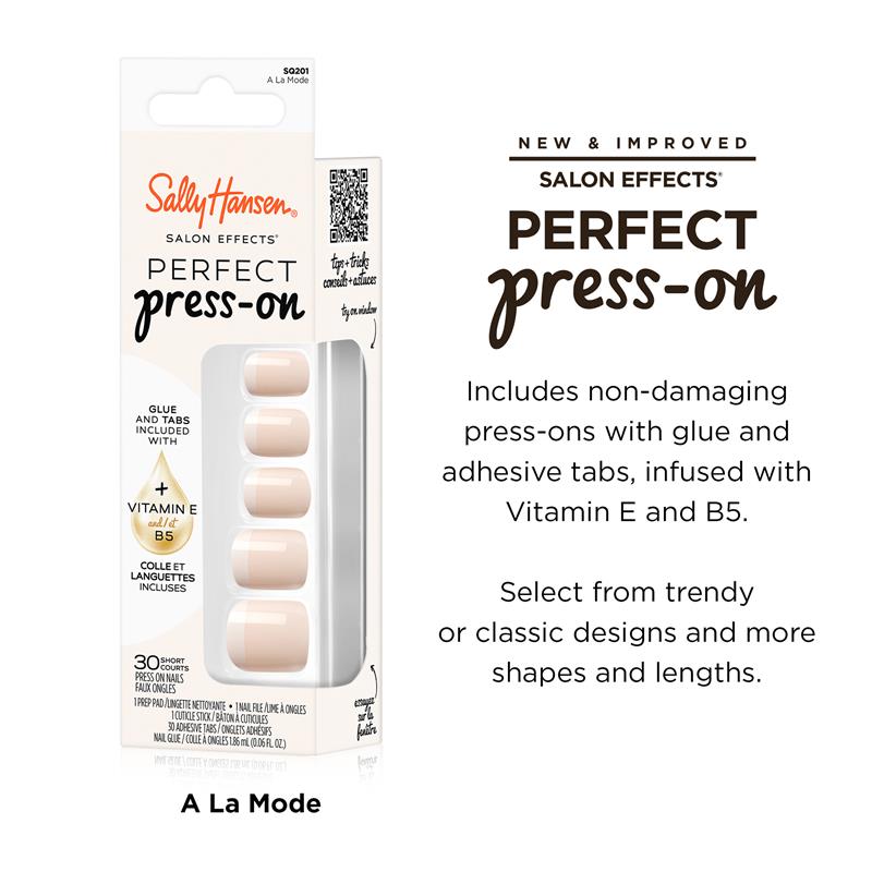 Sally Hansen Salon Effects Perfect Press-On ALa Mode 30 Pieces