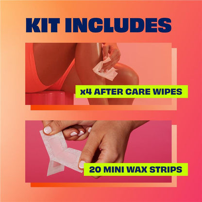 Nair Sensitive Wax Strips 20 Mini for Gentle Hair Removal-Auzzi Store
