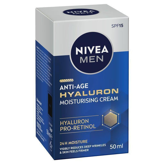 NIVEA MEN Active Age Moisturising Cream with SPF 15 - 50ml-Auzzi Store
