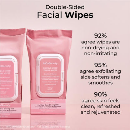 MCoBeauty Double Sided Facial Wipes