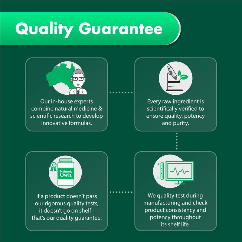 Nature's Own Vitamin B3 500mg - 60 Tablets for Energy & Skin Health