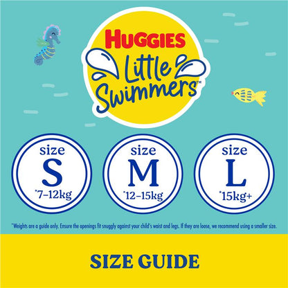 Huggies Little Swimmers Reusable Swim Nappies - Watermelon Crush Size S