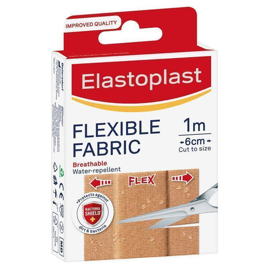 Elastoplast Flexible Fabric Dressing - 6cm x 10cm, 10 Pack
