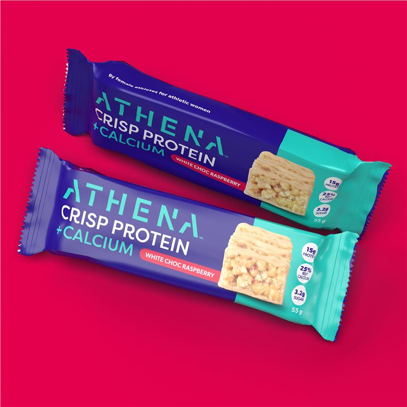 Athena Crisp Protein + Calcium Choc Raspberry Bar - 55g