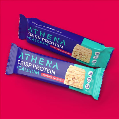 Athena Crisp Protein + Calcium Choc Raspberry Bar - 55g