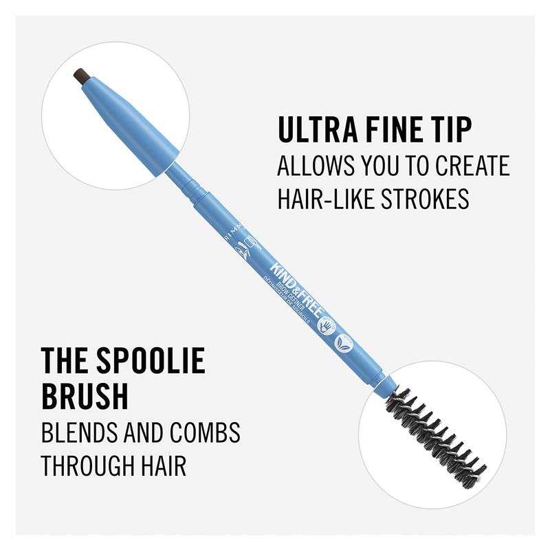 Rimmel London Kind & Free Eyebrow Definer #006 Espresso - Bold Brow Definition