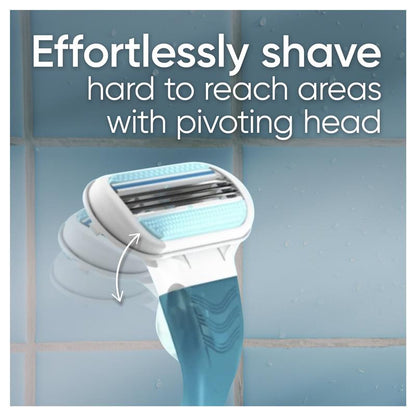 Gillette Venus Smooth Women’s Razor with 3 Blades & Pivot Head – 1 Cartridge