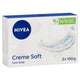 NIVEA Crème Soft Almond Oil Moisturising Soap Bar 100g Twin Pack – view 8