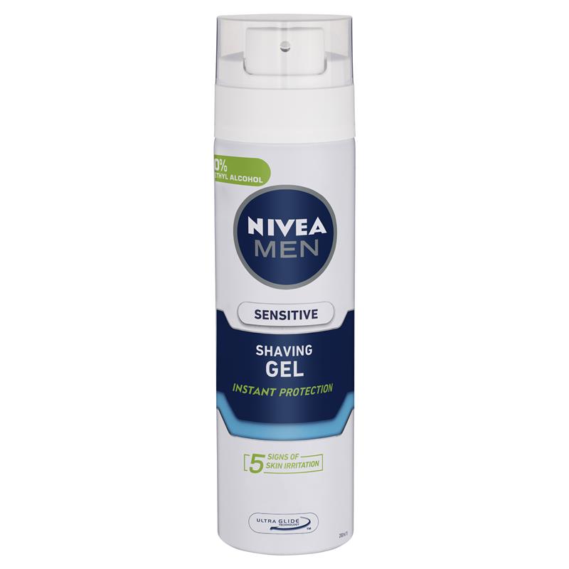 NIVEA MEN Sensitive Shaving Gel with Chamomile & Vitamin E 200ml