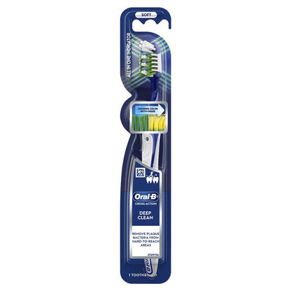 Oral-B Cross Action Indicator Toothbrush - Effective Plaque Removal