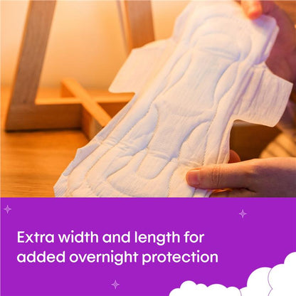 U by Kotex Overnight Ultrathin Pads, 35cm Long, 8-Pads with Secure Wings