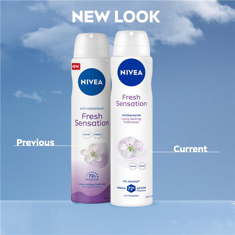 NIVEA Women's INFINIFRESH Deodorant 72hr Protection 250ml