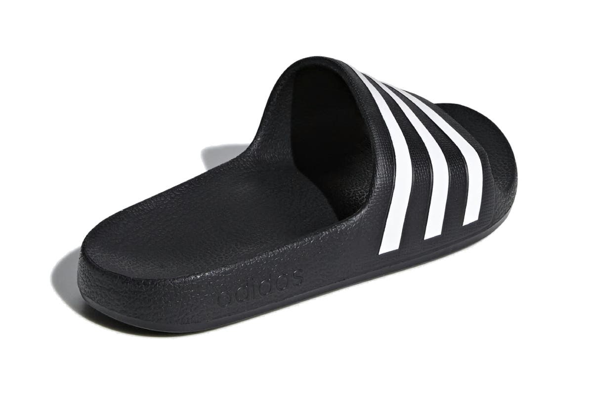 Adidas Kids' Adilette Aqua Slides  - Core Black/Cloud White/Core Black