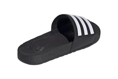 Adidas Men's Adilette Boost  - Black/White/Black