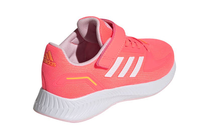 Adidas Girls' Runfalcon 2.0 Running Shoes (Acid Red/White/Clear Pink)