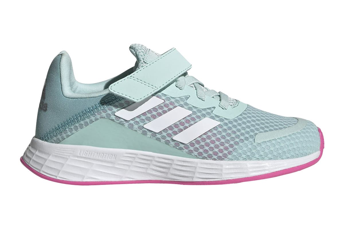 Adidas Girls' Duramo Sl Child Casual Shoe (HaloMint/White/ScreamingPink, Size 1 US)