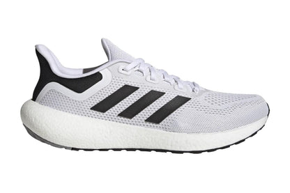 Adidas Men's Pureboost Jet Running Shoes  - Cloud White/Core Black/Grey Three, Size 11.5 US 