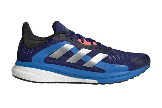 Adidas Men's Solar Glide 4 ST Running Shoes (Legacy Indigo/Silver Metallic/Turbo)