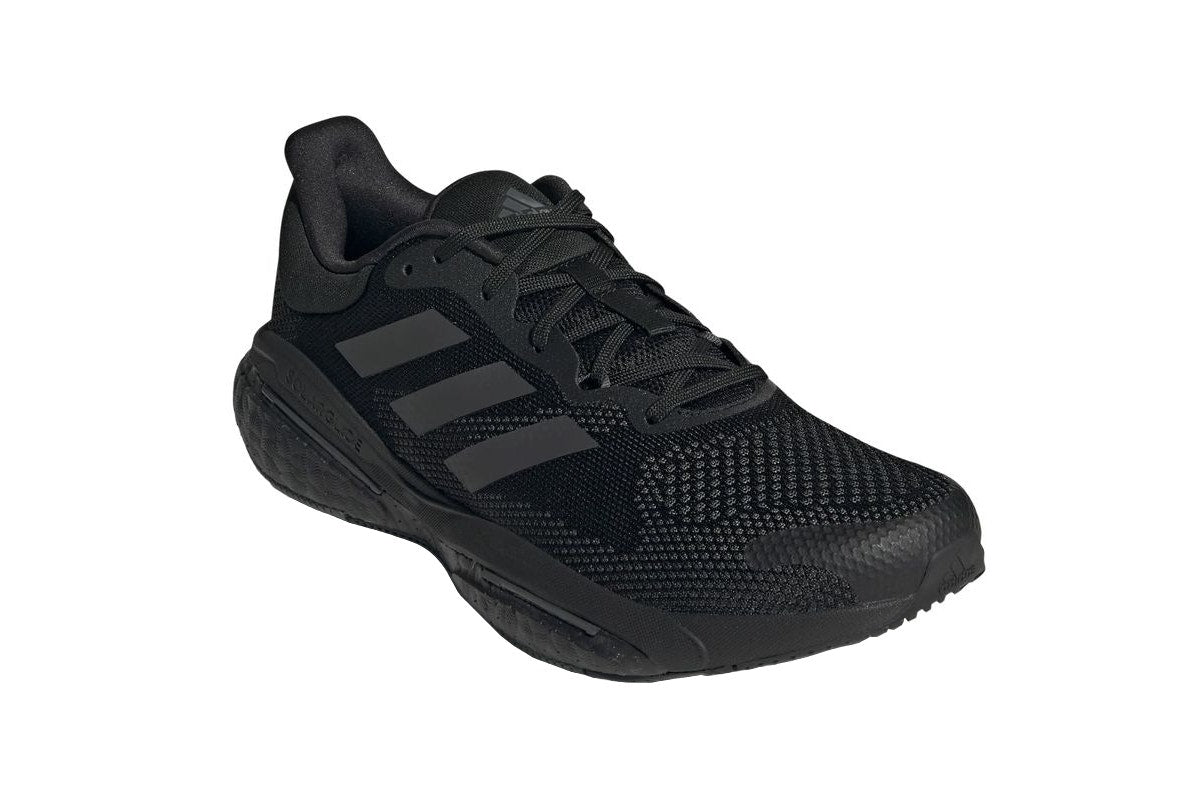 Adidas Men's Solar Glide 5 Running Shoes  - Core Black/Grey Six/Carbon; Size 8.5 US)