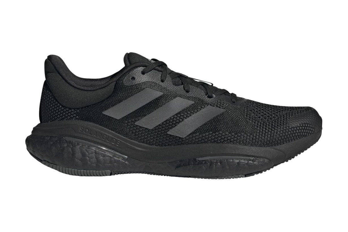 Adidas Men's Solar Glide 5 Running Shoes  - Core Black/Grey Six/Carbon; Size 8.5 US)