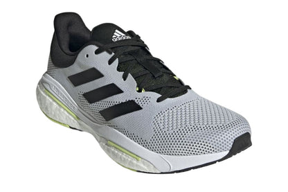 Adidas Men's Solar Glide 5 M Running Shoes  - Cloud White/Core Black/Pulse Lime