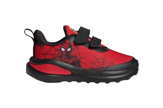 Adidas Kids' Marvel Spider-Man Fortarun Casual Shoes  - Solar Red/Core Black/Cloud White, Size 6K US 