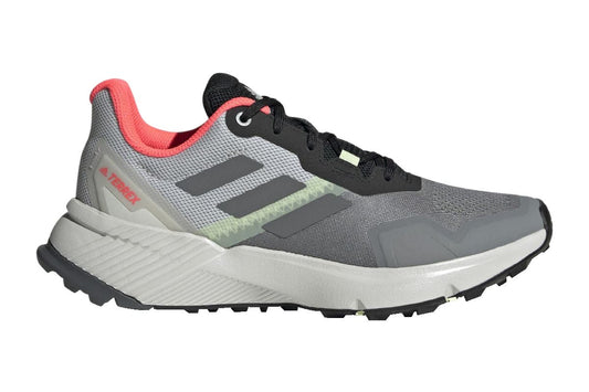Adidas Women's Terrex Soulstride Trail Running Shoes  - Grey Three/Grey Four/Turbo, Size 11 US 