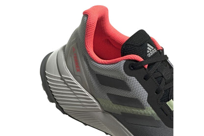 Adidas Women's Terrex Soulstride Trail Running Shoes  - Grey Three/Grey Four/Turbo