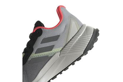Adidas Women's Terrex Soulstride Trail Running Shoes  - Grey Three/Grey Four/Turbo