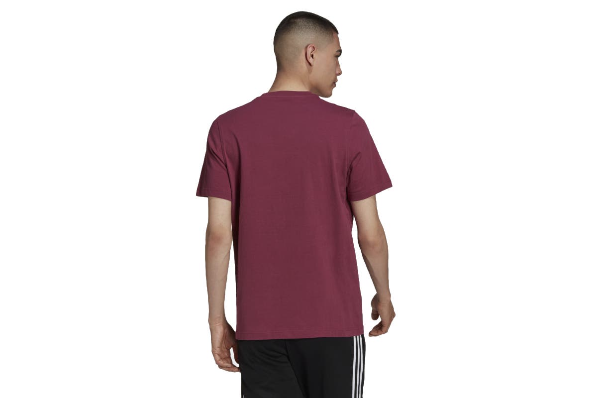 Adidas Originals Men's Trefoil T-Shirt  - Victory Crimson/White