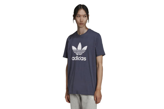 Adidas Men's Trefoil T-Shirt  - Shadow Navy/White, Size S 