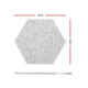 Alpha Acoustic Foam 12pcs 35x30x0.9cm Soundproof Absorption Panel Adhesive Grey – view 2